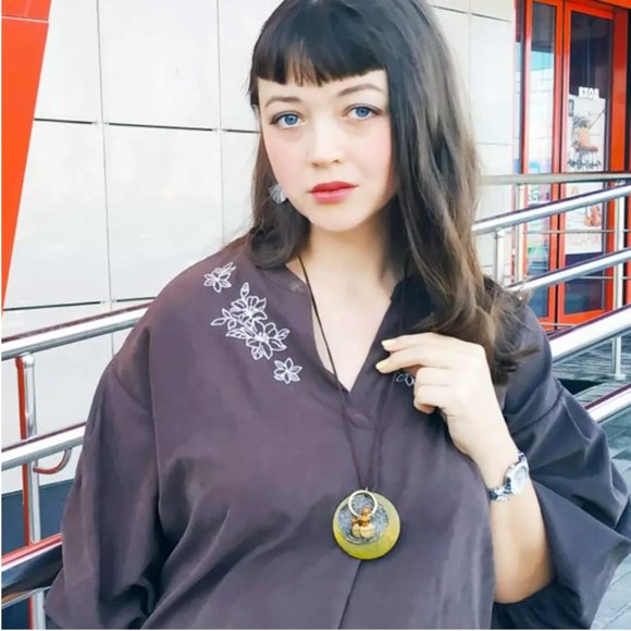 Bohemian Wood Leather Necklace - Picture 13 of 15